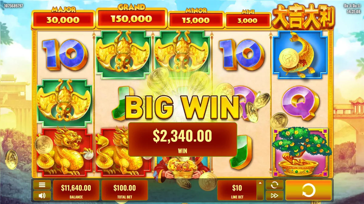 Da Ji Da Li Big Win