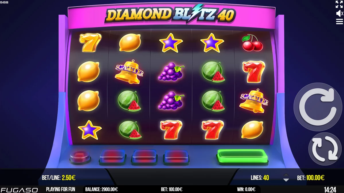Diamond Blitz 40 Base Play