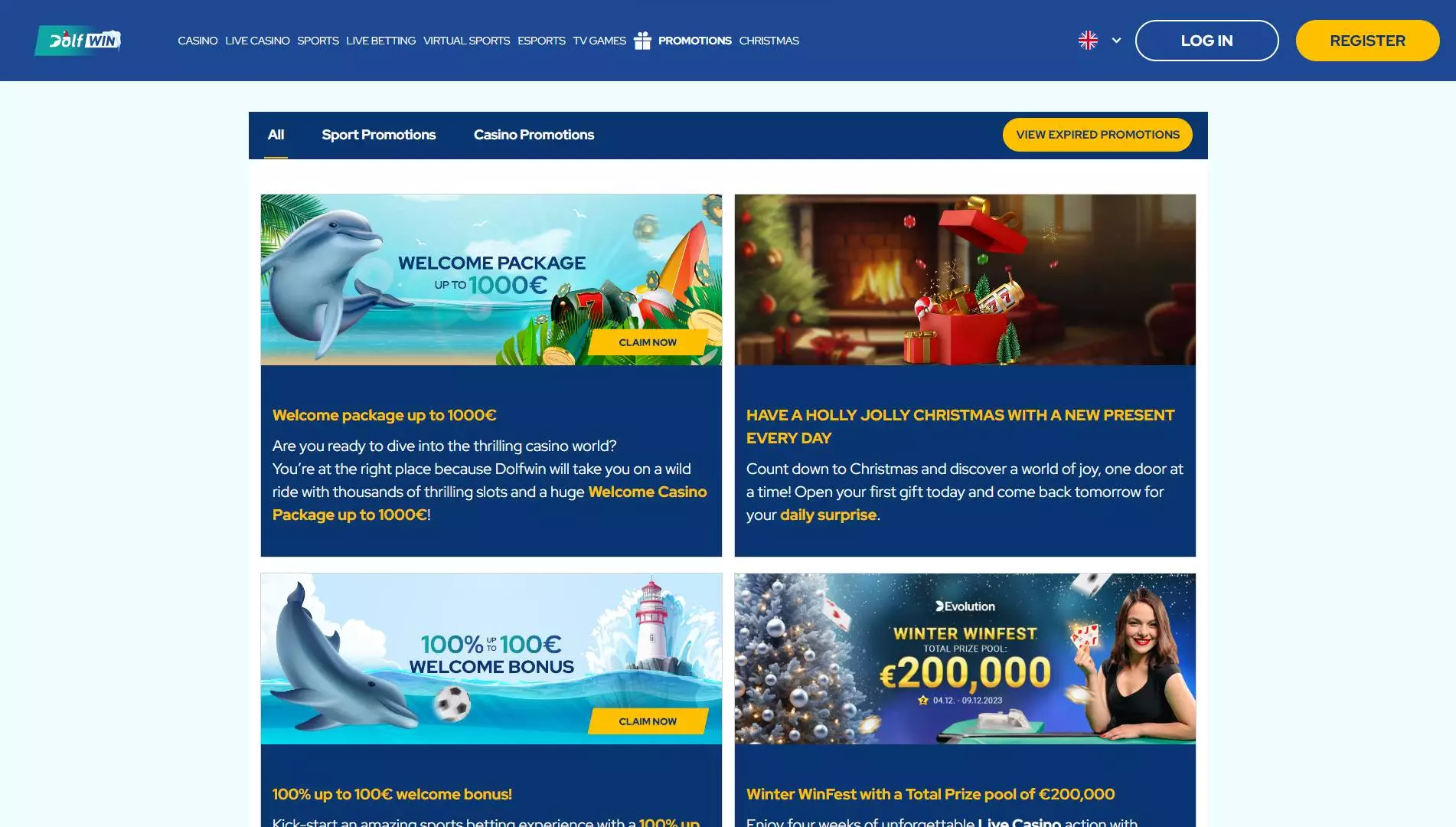 Dolfwin Casino Promotions