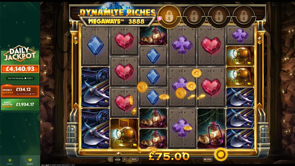Dynamite Riches Megaways Win