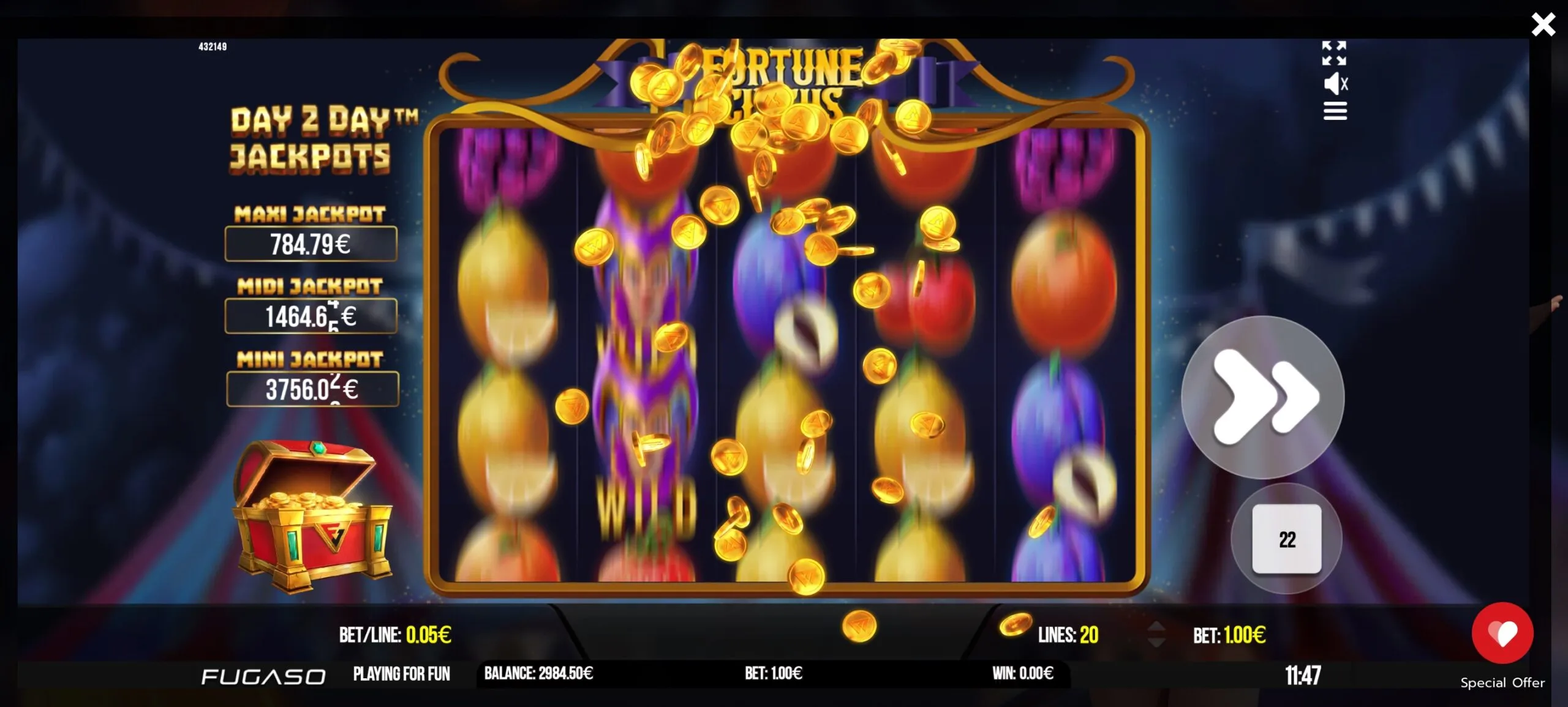 Fortune Circus Spin