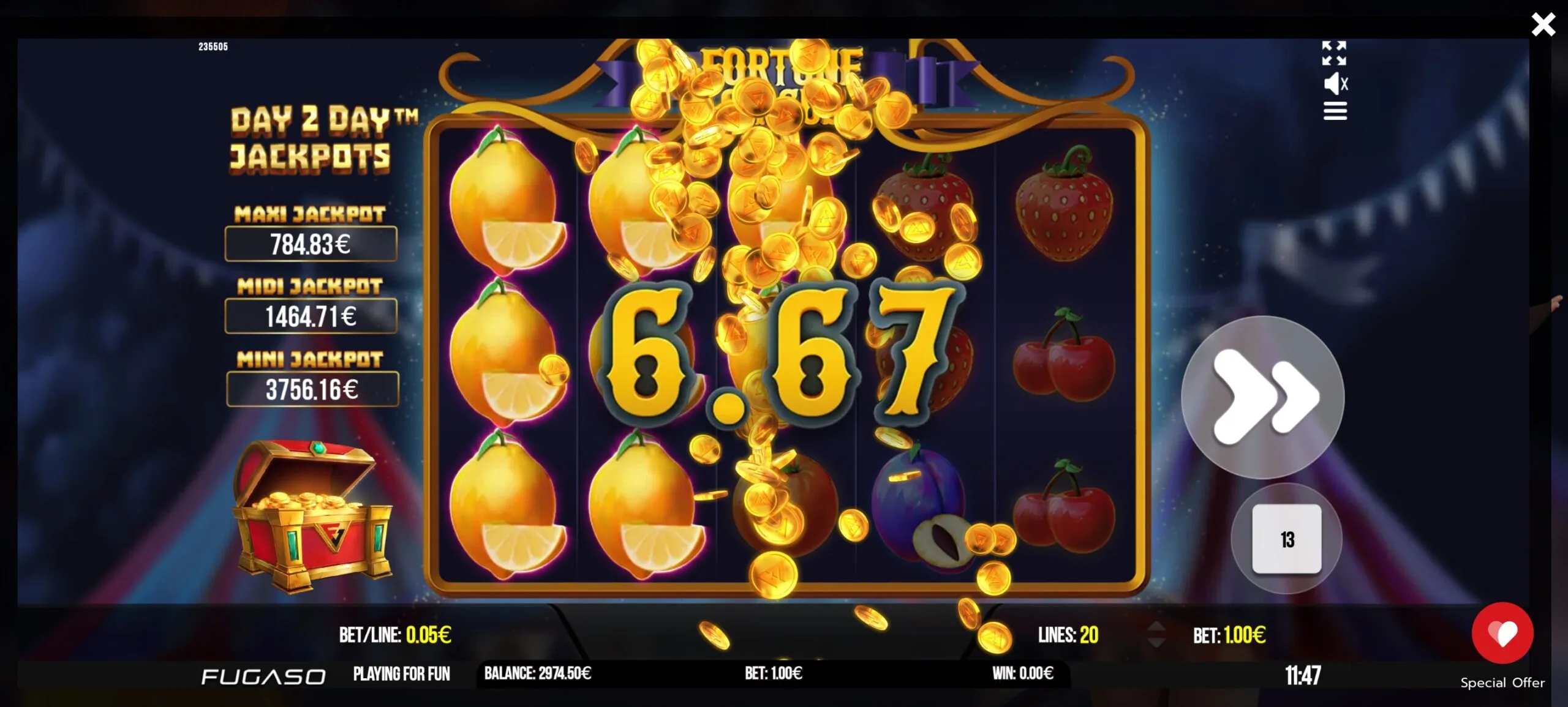 Fortune Circus Win