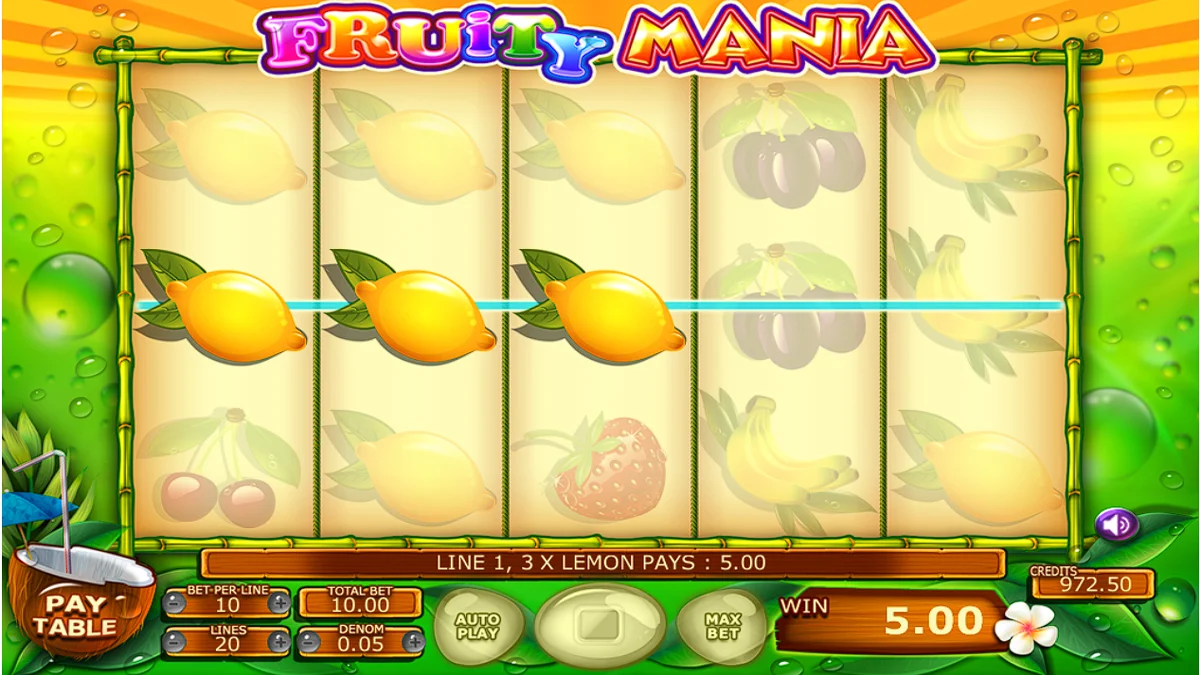 Fruity Mania Win