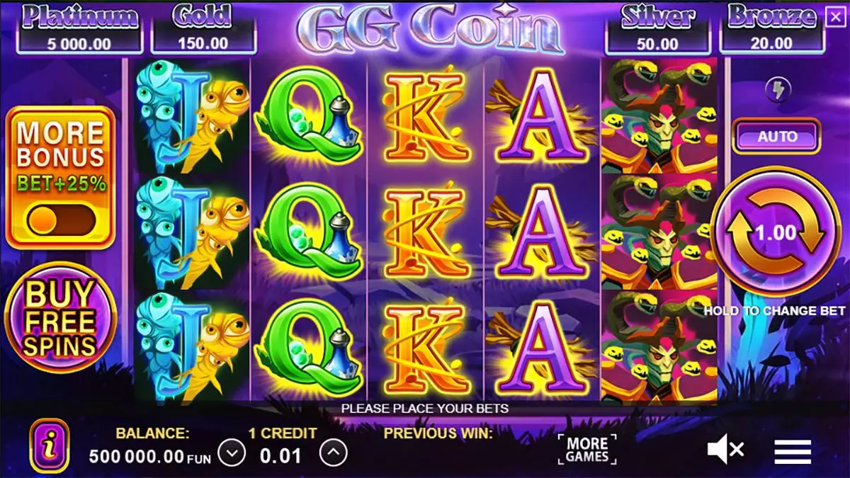 GG Coin Hold the Spin Base