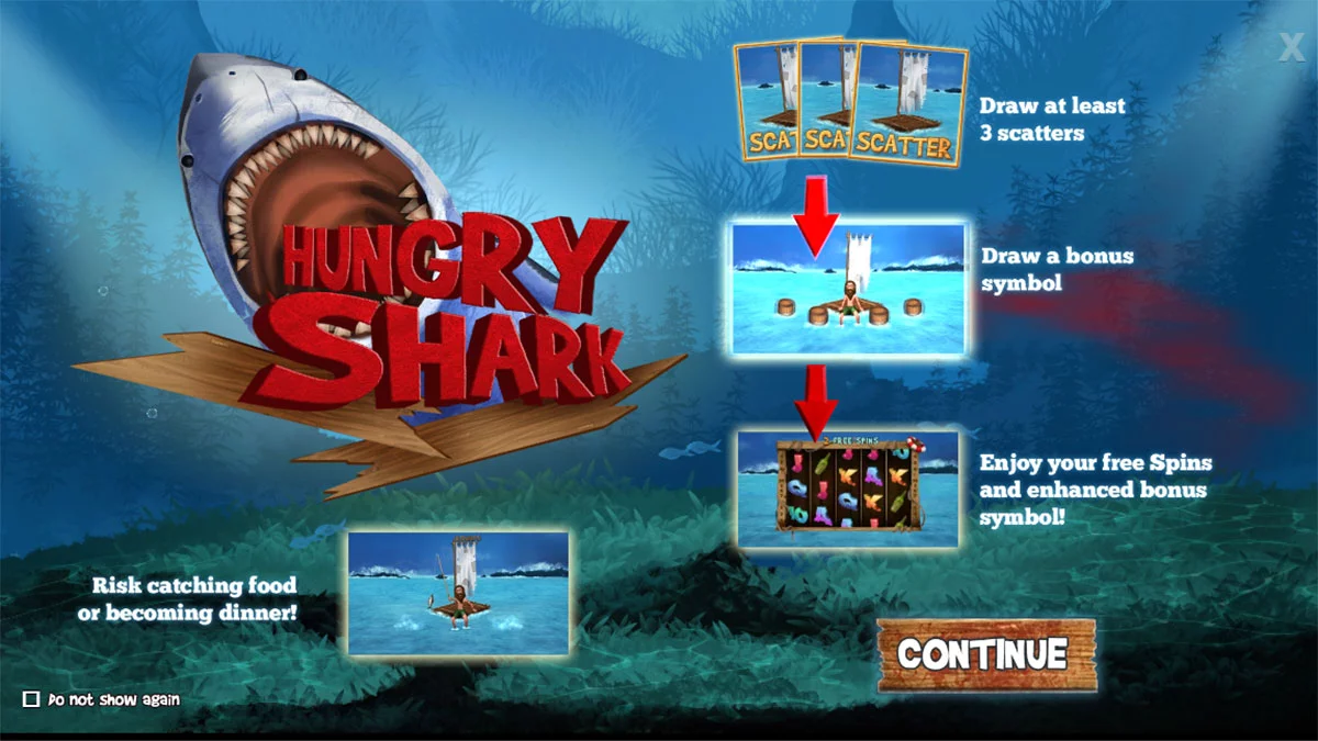 Hungry Shark Homescreen
