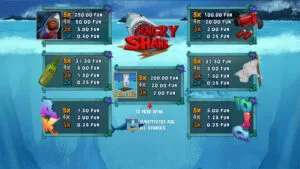 Hungry Shark Paytable