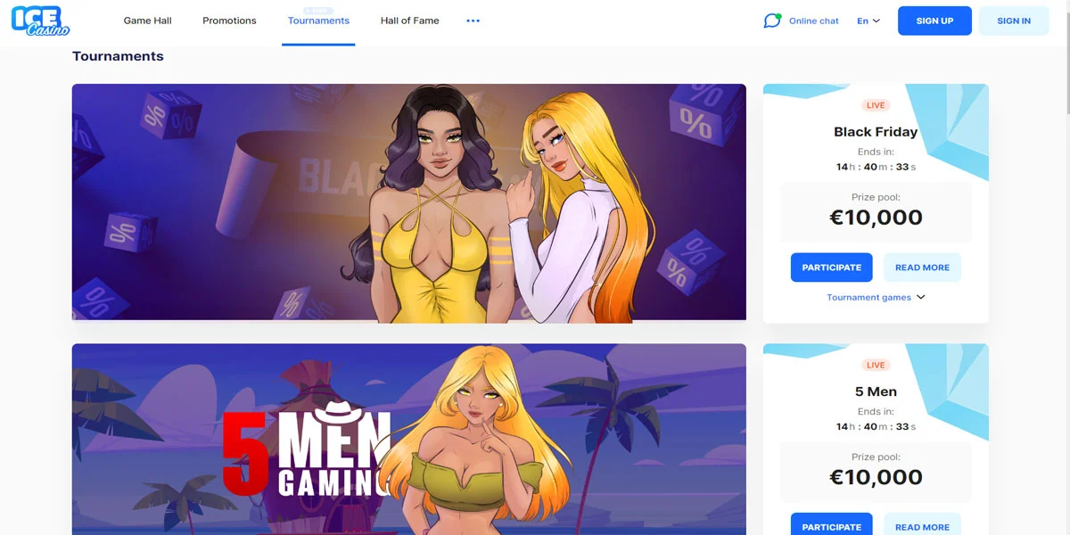 Ice Casino Tournaments