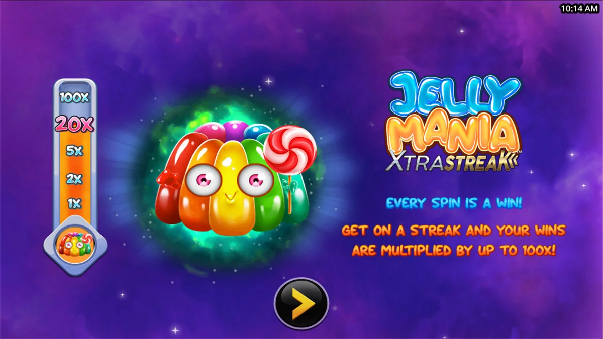 Jelly Mania XtraStreak Homescreen