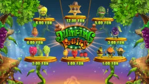 Jumping Fruits Paytable