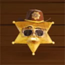 Jumping Fruits Symbol Badge