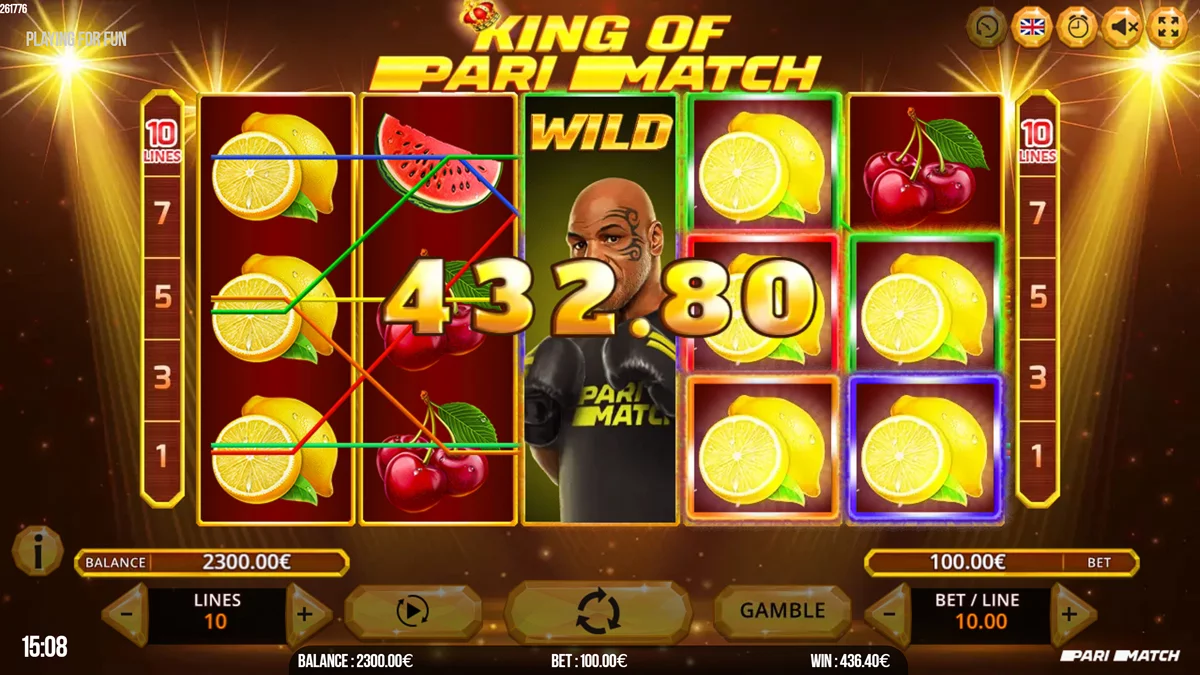 King of Parimatch Win