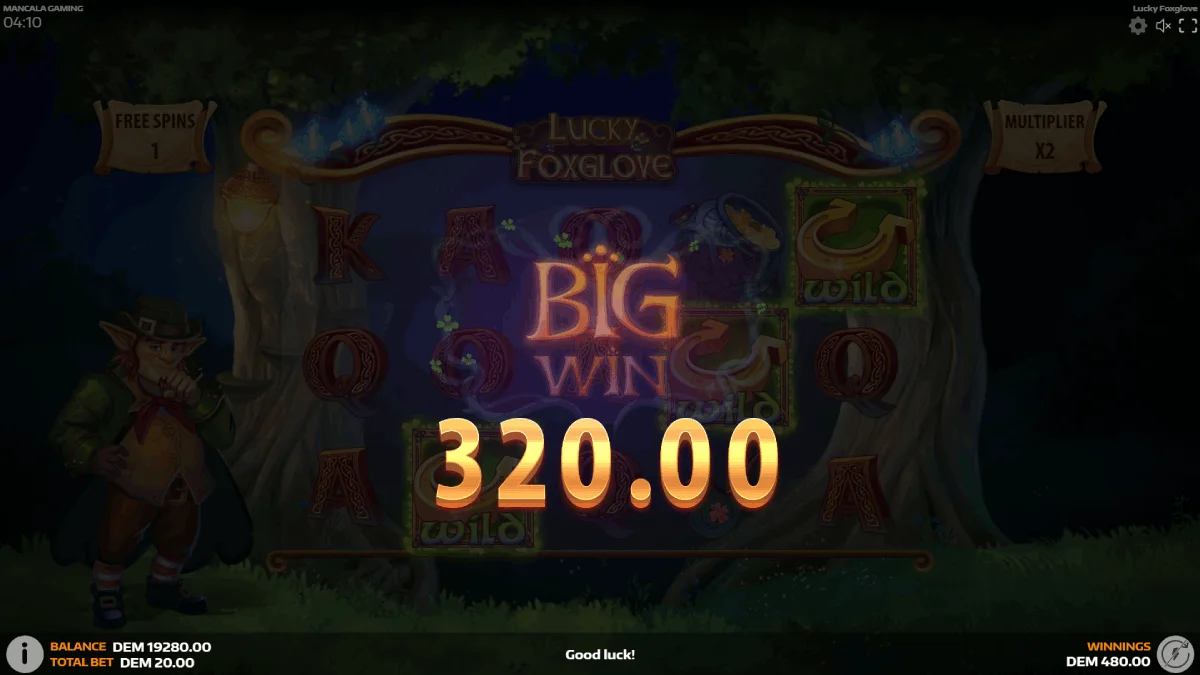 Lucky Foxglove Big Win