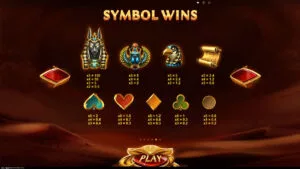 Mega Pyramid Paytable