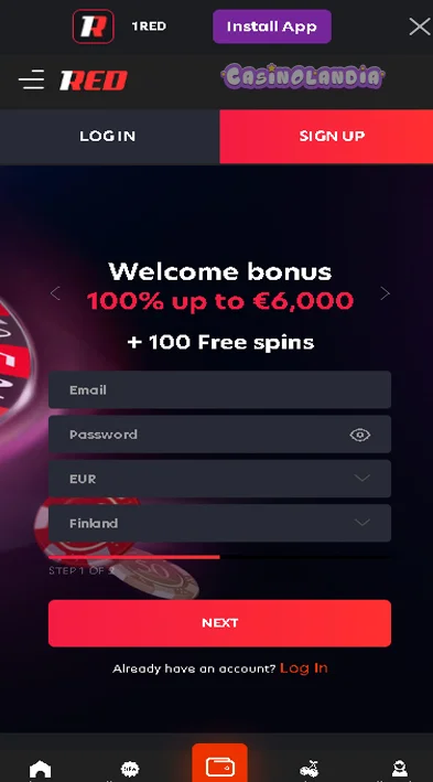 Mobile View RED casinos