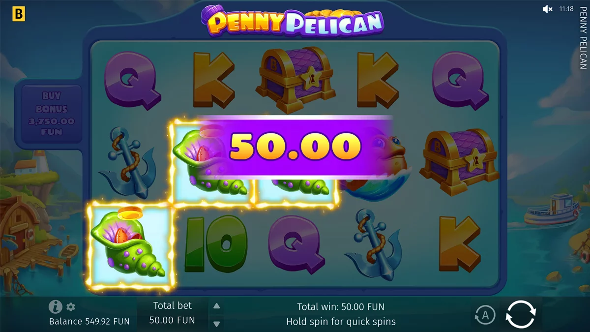 Penny Pelican Win