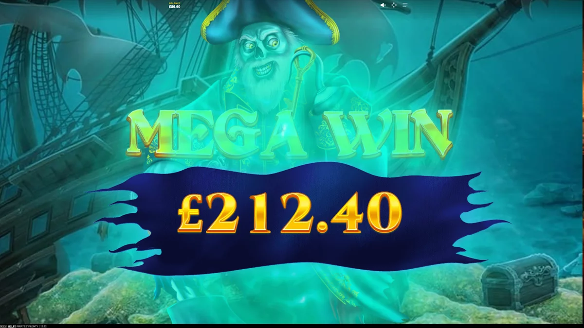 Pirates Plenty The Sunken Treasure Mega Win