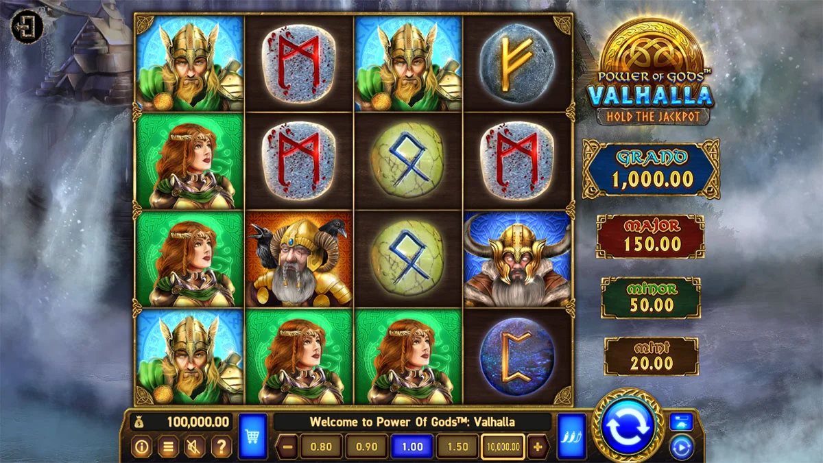 Power of Gods Valhalla Normal Play