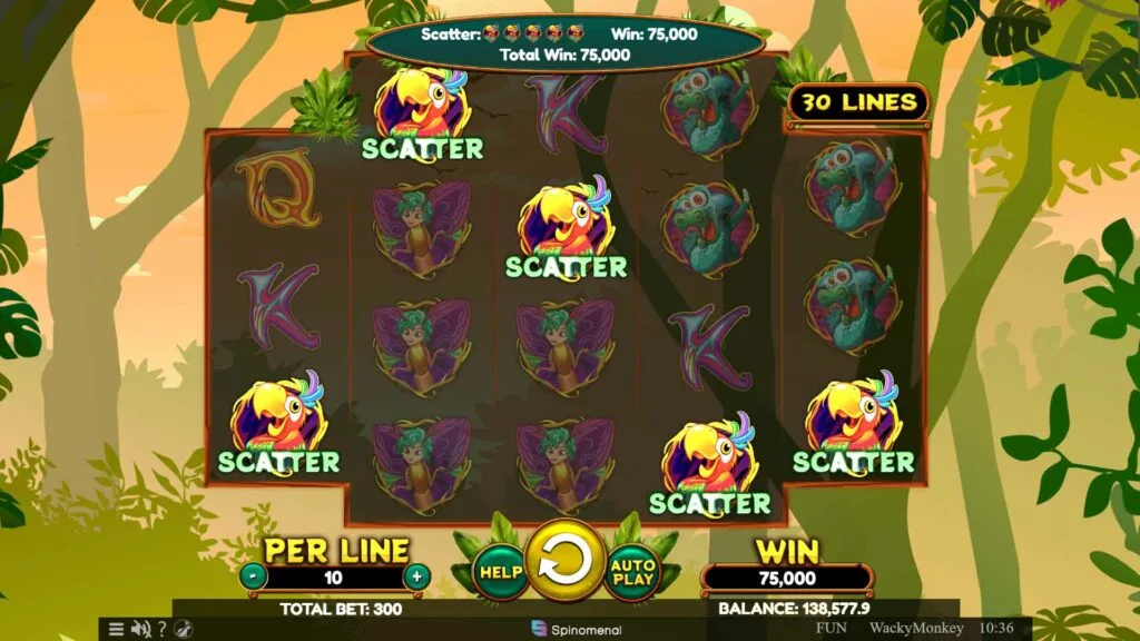 Wacky Monkey Scatter