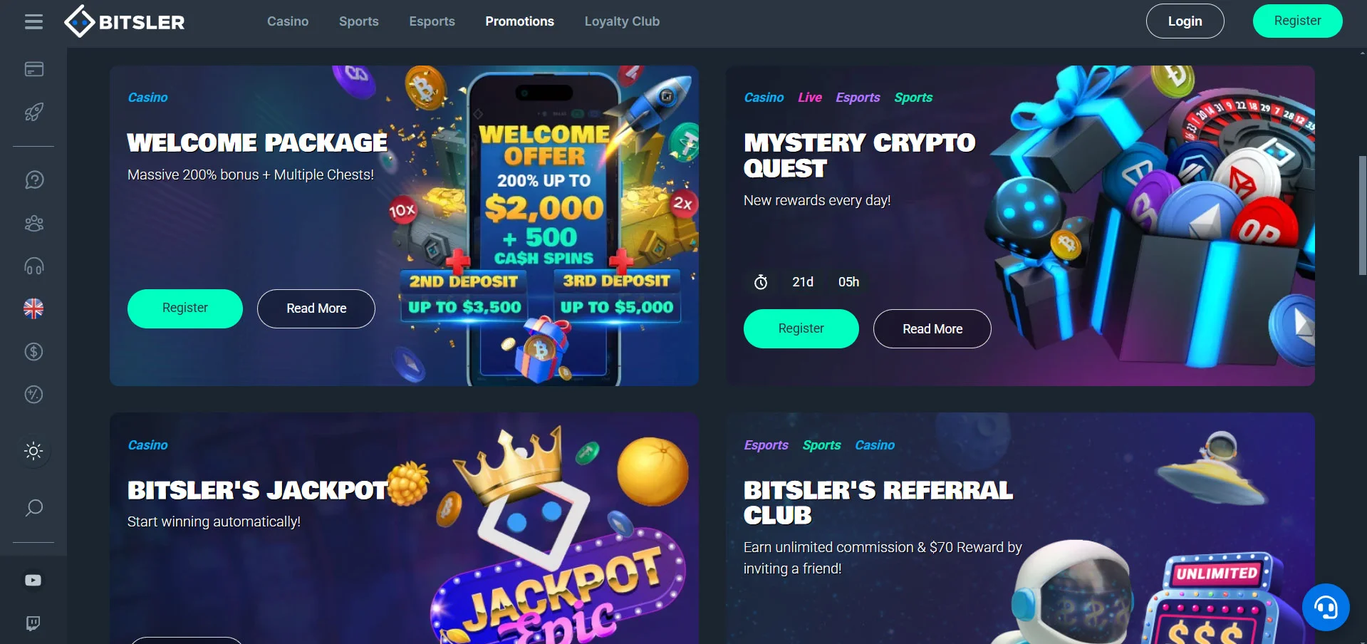 Bitsler Casino Promotions