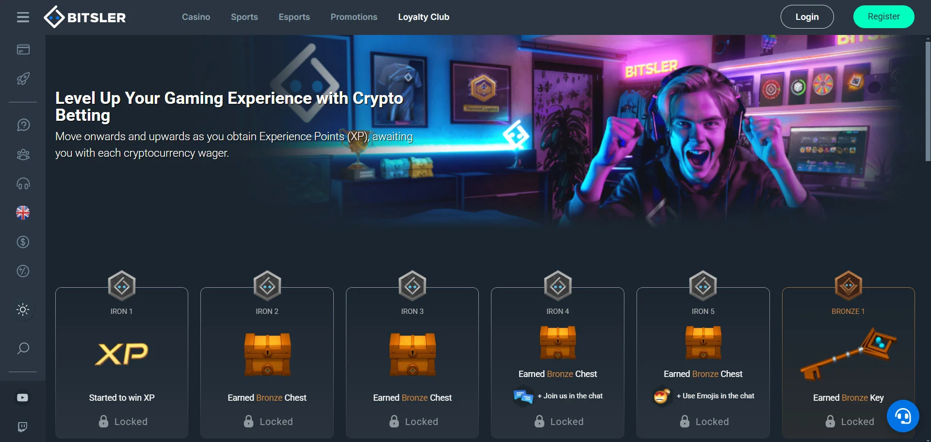 Bitsler Casino Loyalty Program