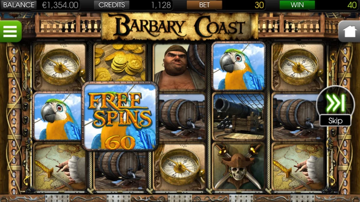 Barbary Coast Slot Free Spins