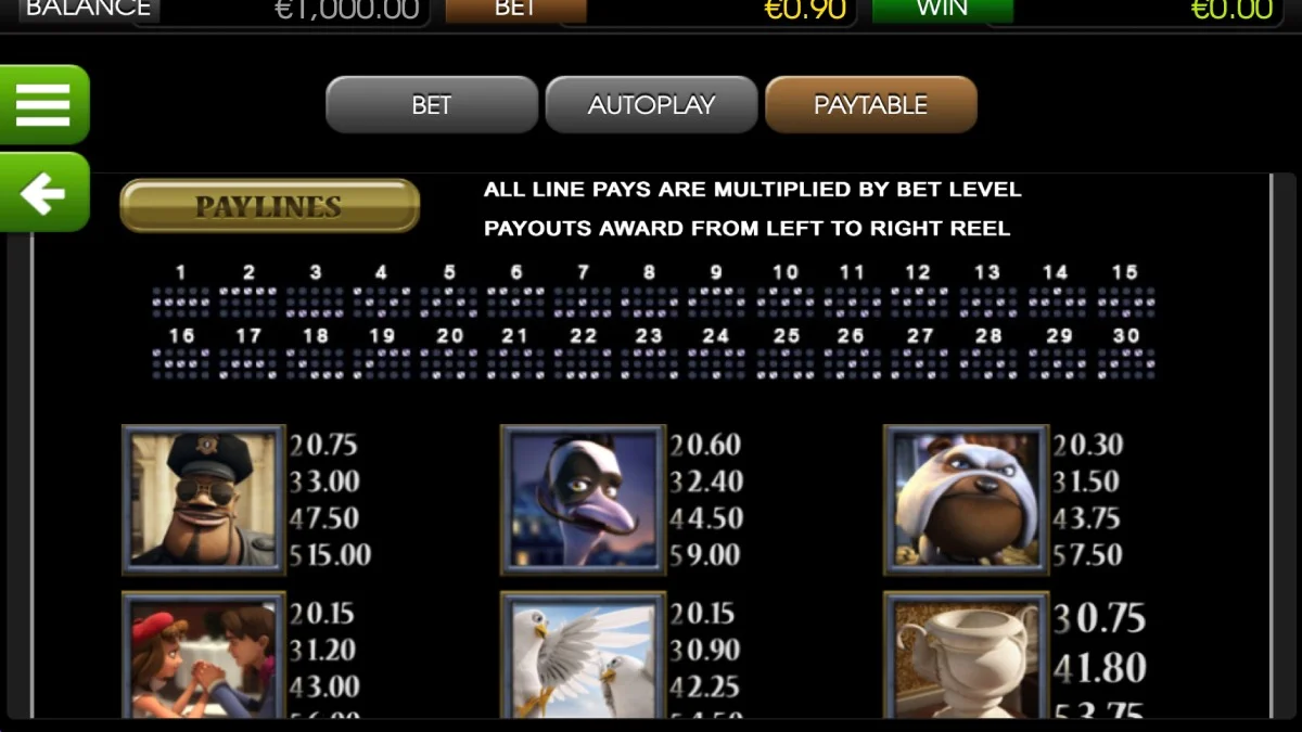A Night in Paris Slot