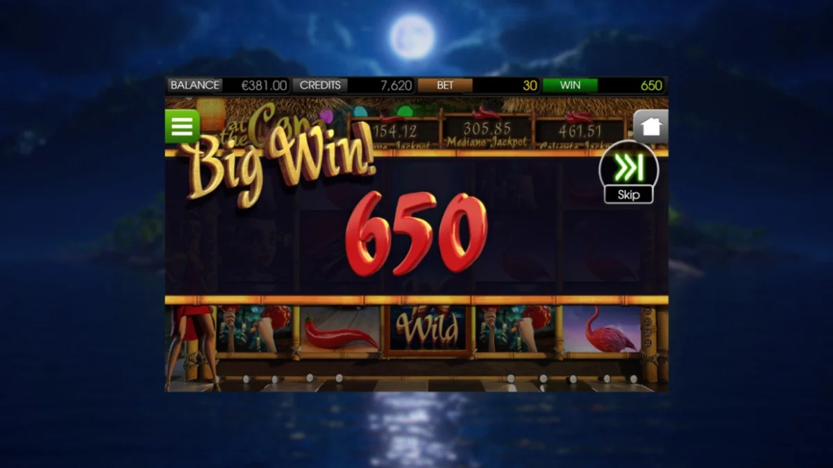 At the Copa Slot Big Win