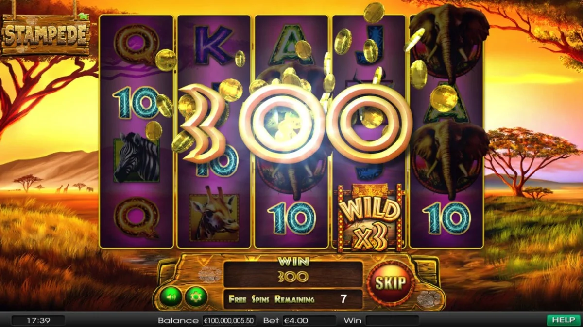 Stampede Slot Win