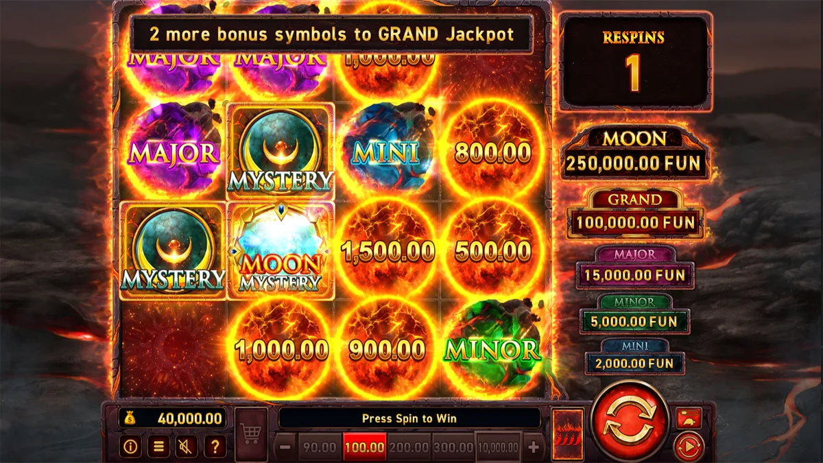 Sizzling Moon Bonus Game