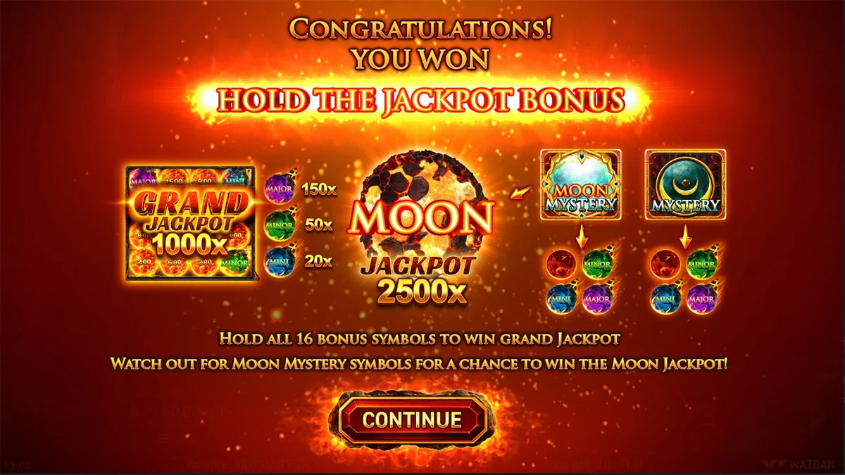 Sizzling Moon Bonus