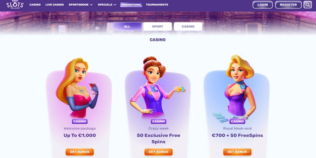 Slots Palace Casino Promotions