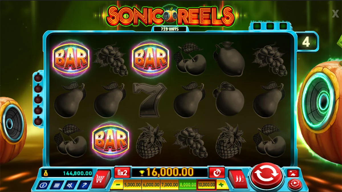 Sonic Reels Win