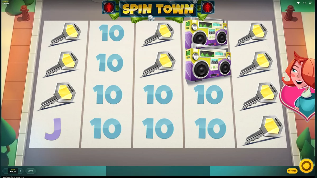 Spin Town Base Play