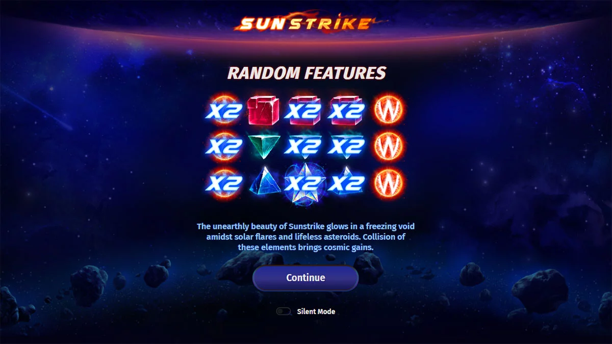 SunStrike Homescreen