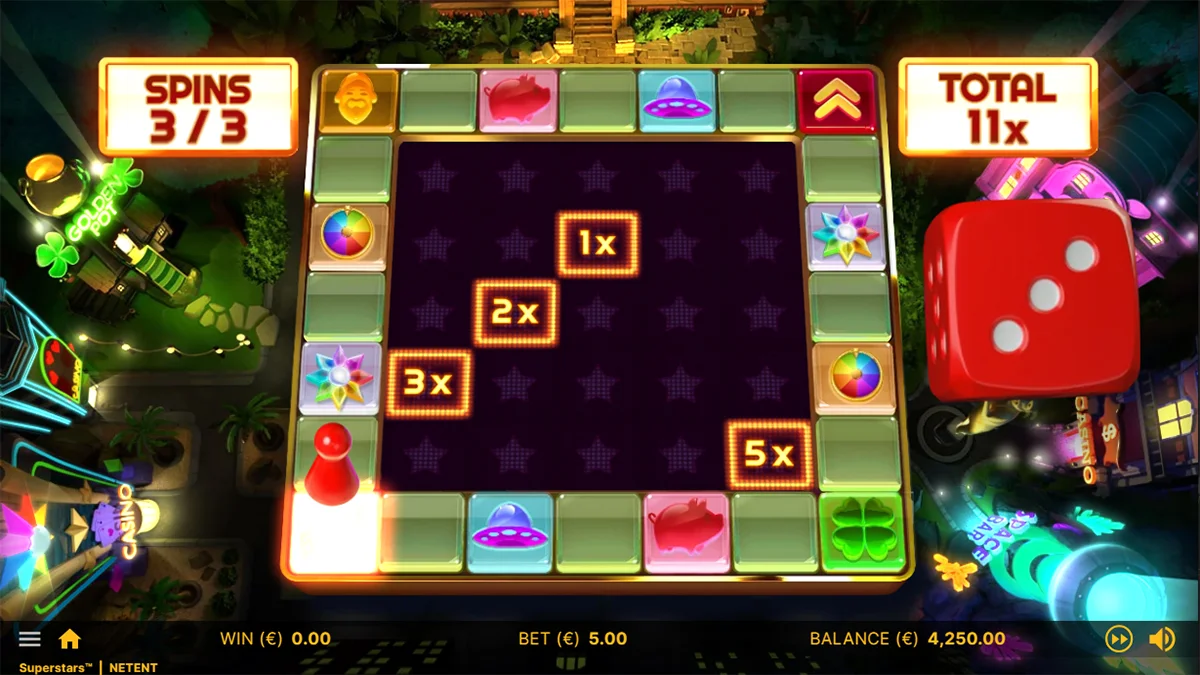 Superstars Bonus Game