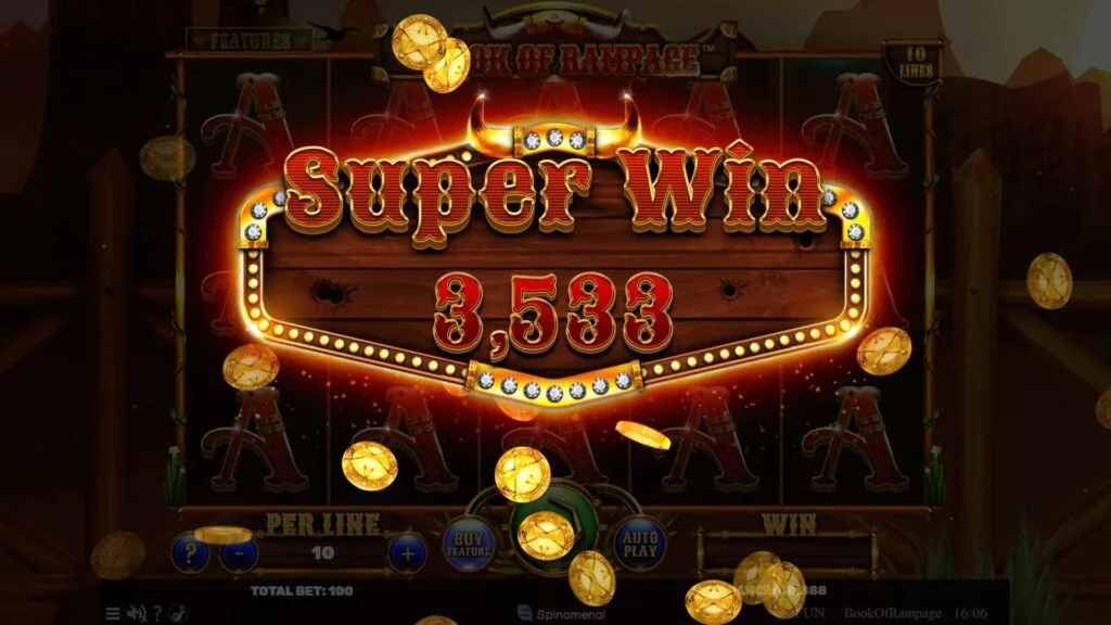 Book Of Rampage Super Win