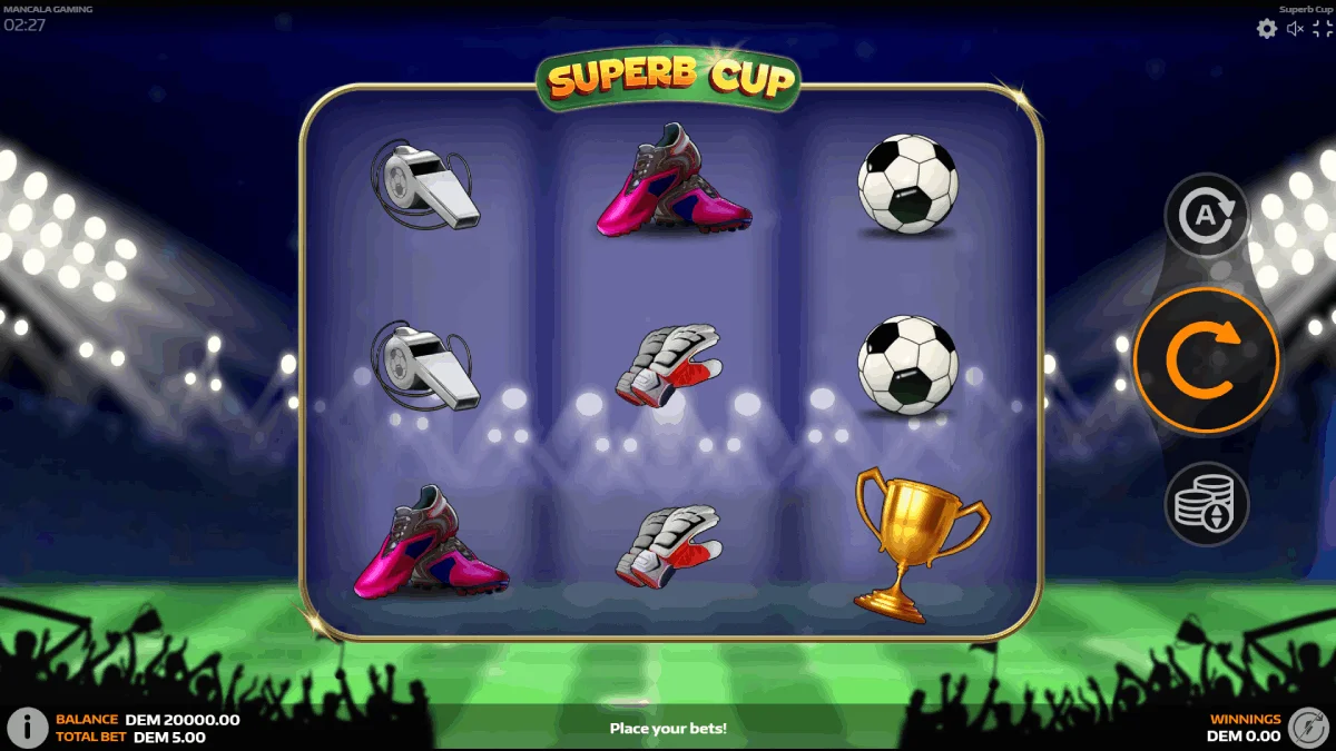 Superb Cup Starting Screen