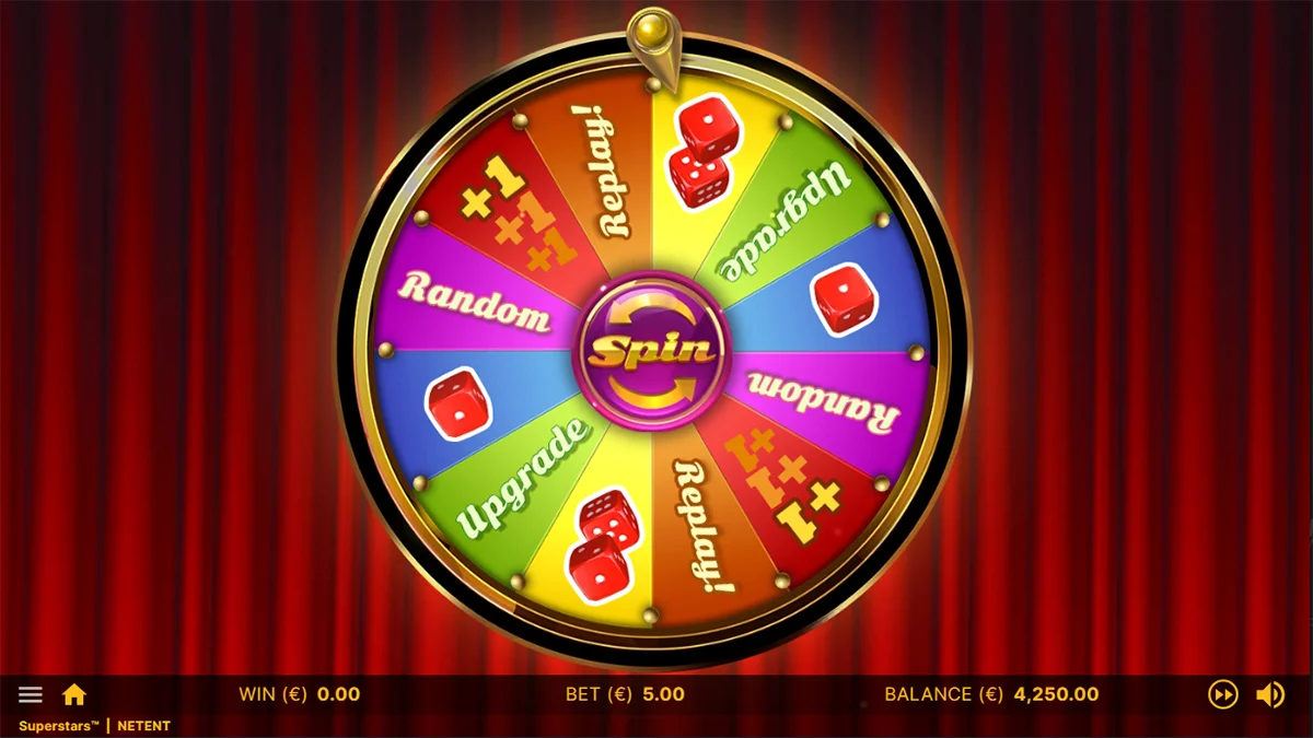 Superstars Fortune Wheel