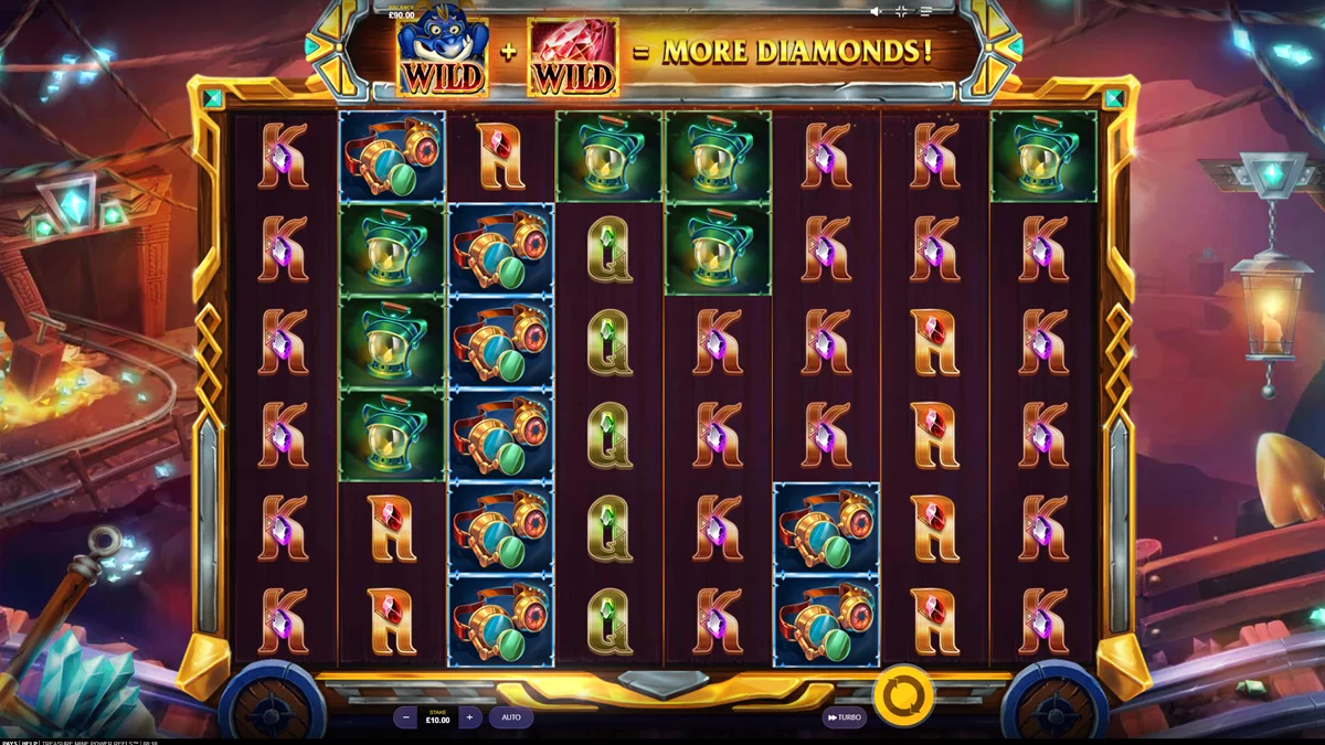 Treasure Mine Power Reels Base Play