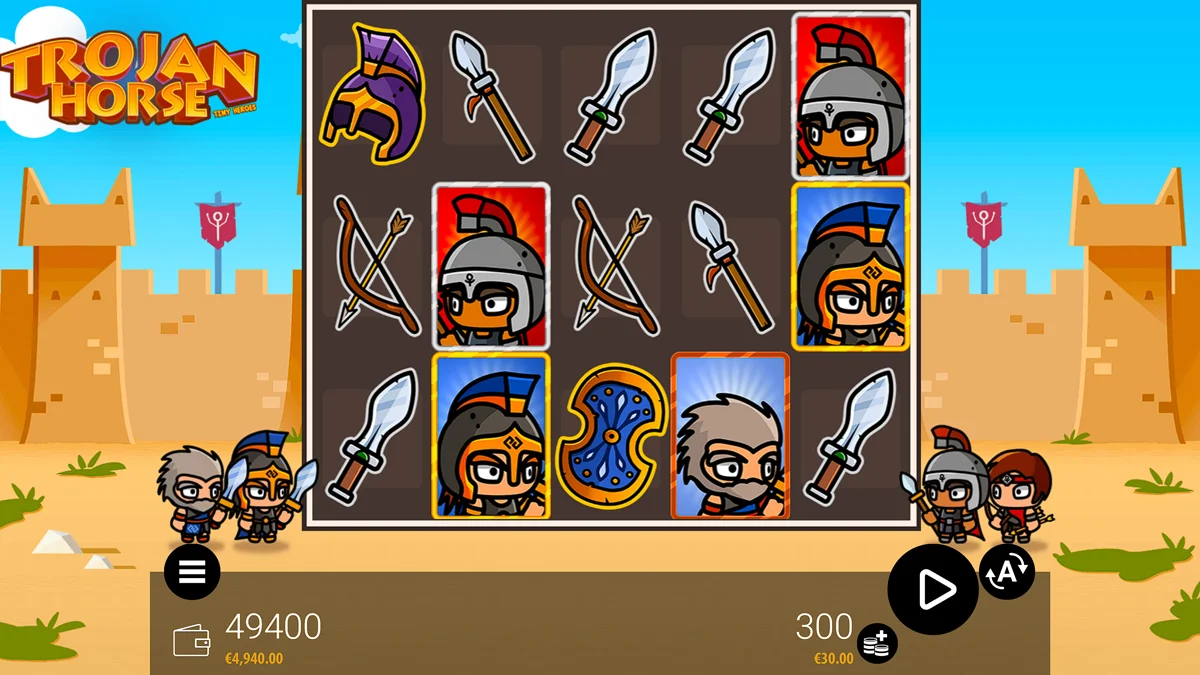 Trojan Horse Tiny Heroes Base Play