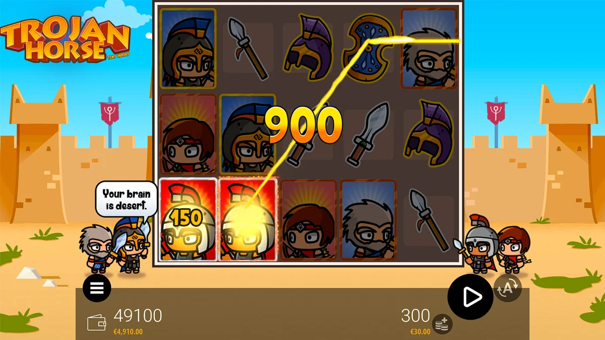 Trojan Horse Tiny Heroes Win