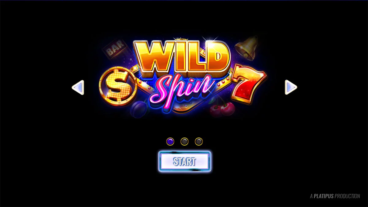 Wild Spin Homescreen