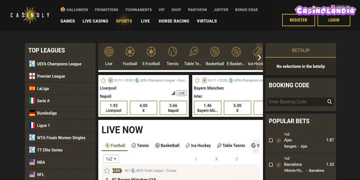 Casinoly Casino Sports Betting