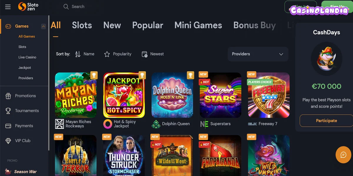 Slotozen Casino Slots