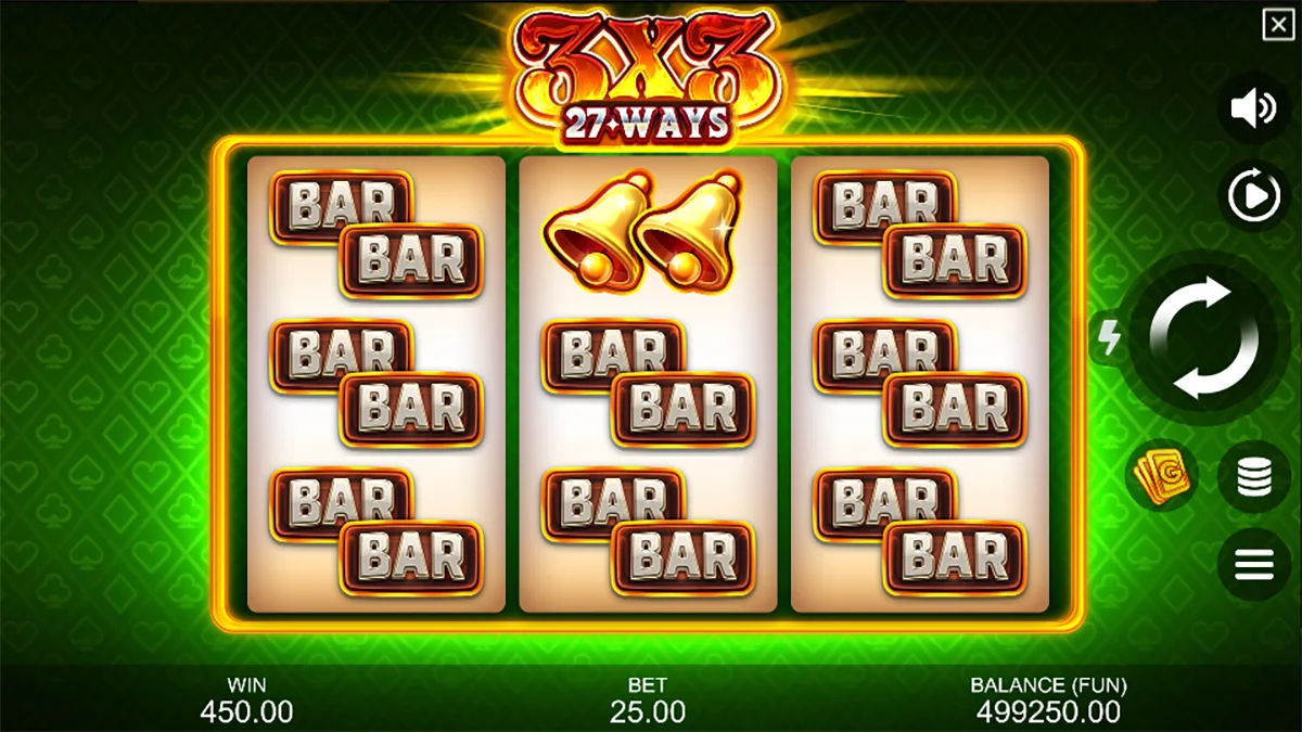 3X3 27 Ways Big Win