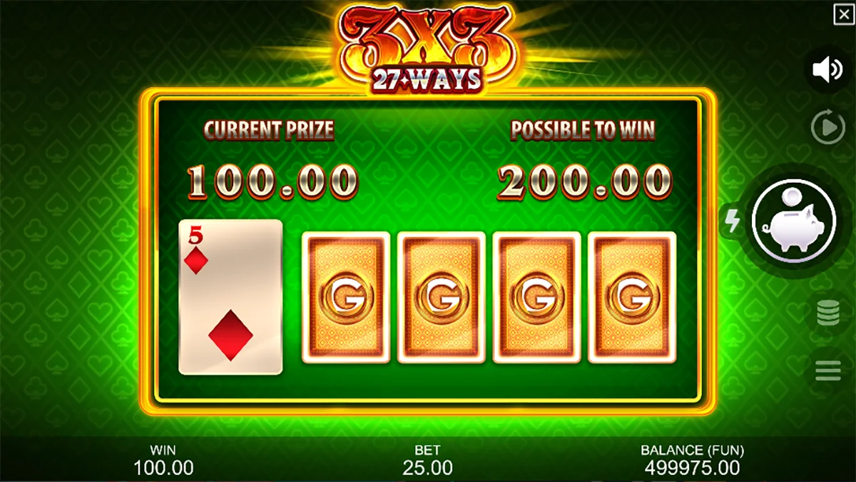 3X3 27 Ways Gamble