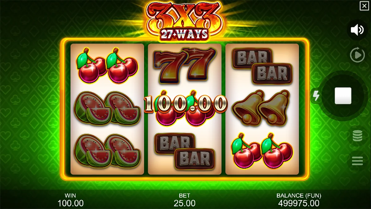 3X3 27 Ways Win