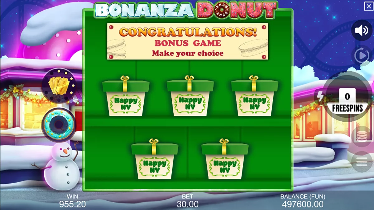 Bonanza Donut Xmas Choose