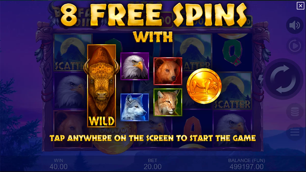 Buffalo Coin Hold The Spin Free Spins