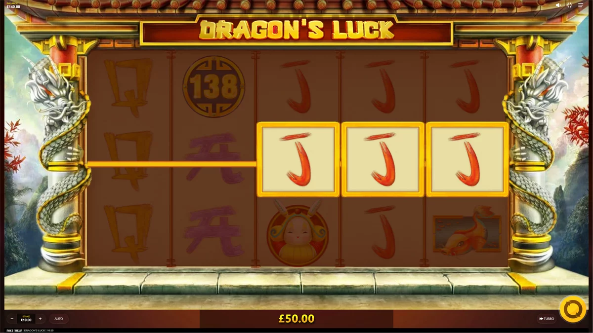 Dragon's Luck Win